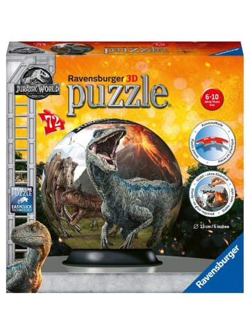 Ravensburger Ravensburger 3D Puzzle 11757 - Puzzle-Ball Jurassic World - Puzzle-Ball für...