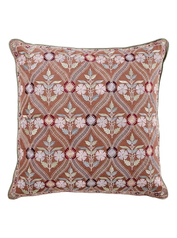 Butlers Butlers Kissen BOHEMIAN Blumen in Braun