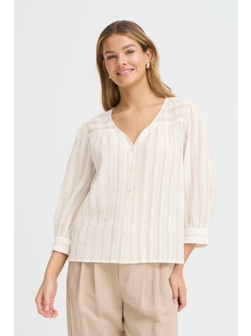 Fransa Bluse langarm FRADI Regular fit in HONEYSUCKLE STRIPES