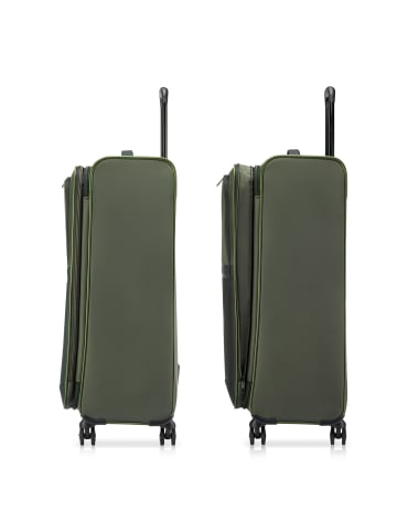 Roncato Metropolitan 4 Rollen Trolley 78 cm mit Dehnfalte in green