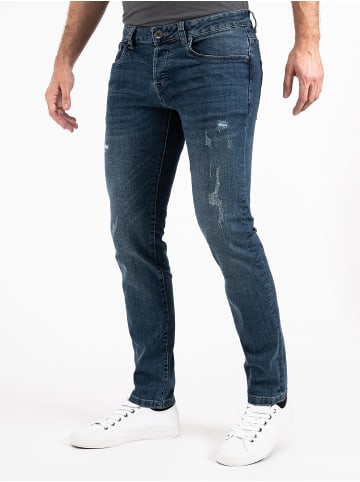 PEAK TIME  Slim-fit-Jeans München in Middle Blue