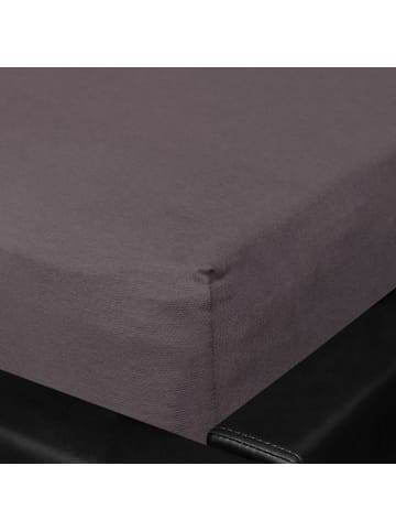 BettwarenShop Spannbettlaken Vario-Stretch in graphit