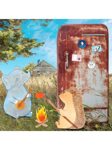 Mr. & Mrs. Panda Kühlschrankmagnet Sternzeichen Wassermann mit S... in Sternenhimmel Blau