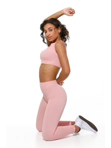 Yenita® Leggings "Ribbed Collection" in Rosa