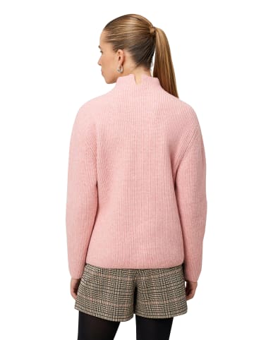 Zero  Strickpullover mit Stehkragen in Rose Melange