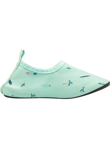 Playshoes Barfuß-Schuh Surfbrett Palmen in mint