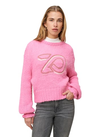 Zero  Pullover mit Logostickerei in Patch PinkPink
