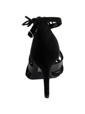 Divine Factory Sandale Absatz Schwarz