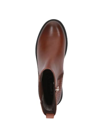 Caprice Chelsea Boot in COGNAC COMB
