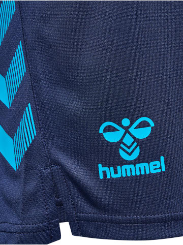 Hummel Hummel Kurze Hose Hmlongrid Multisport Damen Atmungsaktiv Leichte Design Schnelltrocknend in MARINE/ATOMIC BLUE