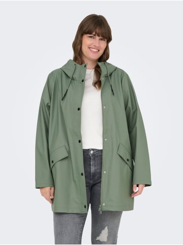 ONLY Carmakoma Regenmantel in Agave Green