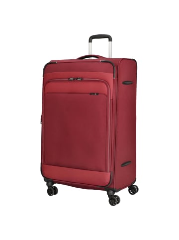 D&N Travel Line 9504 - 4-Rollen-Trolley L 76 cm erw. (dark red) in dark red