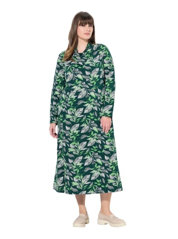 Ulla Popken Midikleid in smaragdgrün