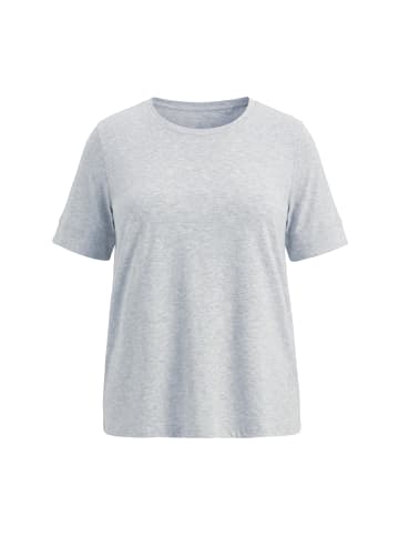 Ulla Popken Shirt in hellgrau mélange