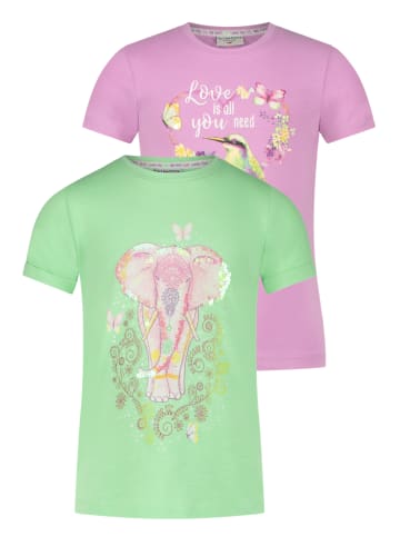 Salt and Pepper  T-Shirt Set 2-teileig Bird Elefant in multi 1