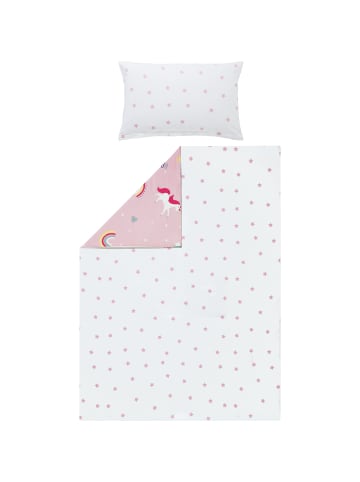 Erwin Müller Renforcé Kinder-Wendebettwäsche in rosa