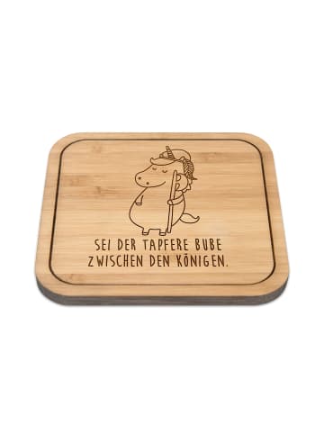 Mr. & Mrs. Panda Bierdeckel Einhorn  mit Spruch in Transparent