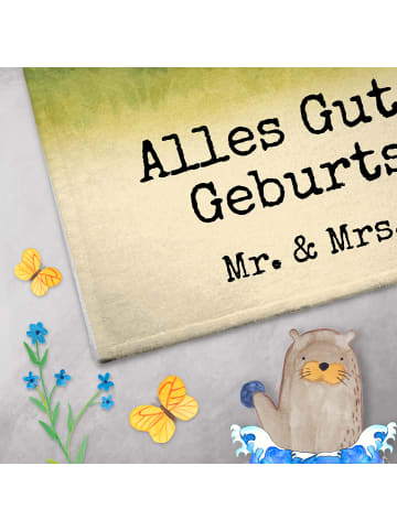 Mr. & Mrs. Panda handtuch baumwolle Igel Luftballon Design mit S... in Weiß