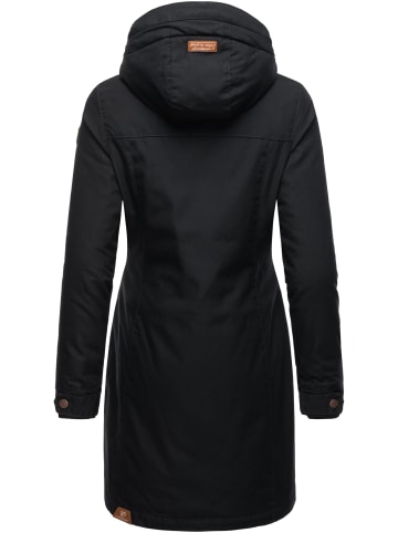 ragwear Wintermantel Jannisa in Black