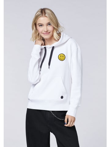 emoji Hoodie in Weiß