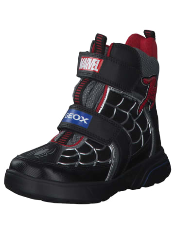 Geox Stiefeletten in black/red