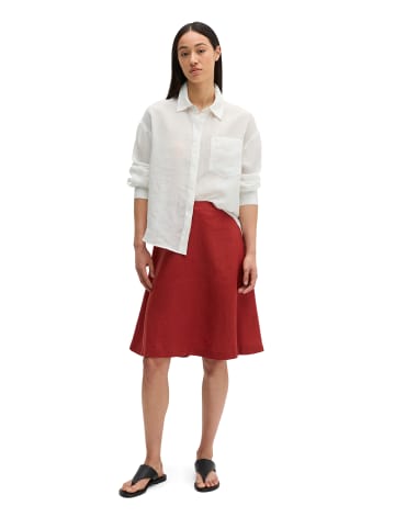 Marc O'Polo Leinenrock A-Shape in Tall Poppy