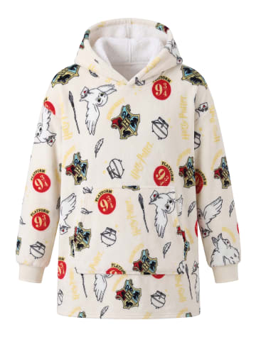 Harry Potter Harry Potter Hogwarts Oversize Cozy Hoodie Übergroße Kuschelpullover in weiß