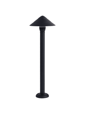 Beliani Pollerleuchte GAIA in Schwarz - (W) 20 x (H) 61 x (L) 20 cm