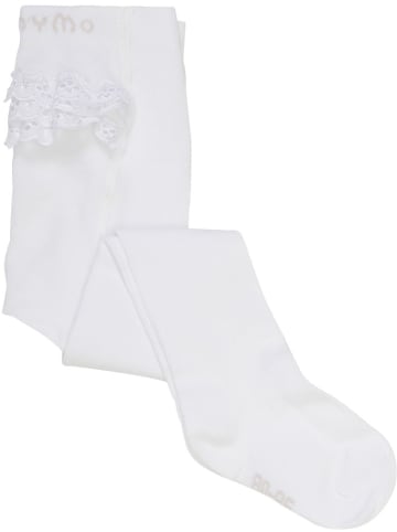 Minymo Strumpfhose "Stocking with Lace" in Weiß
