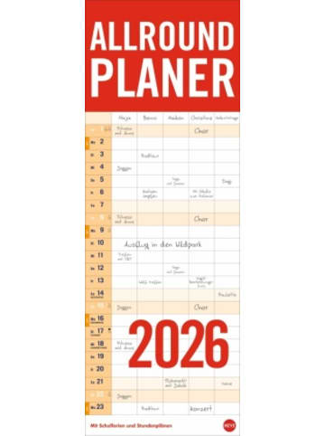 Heye Kalender Kalender - Allround-Familienplaner Vertical Kalender 2026