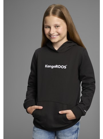 Kangaroos Kapuzensweatshirt in schwarz