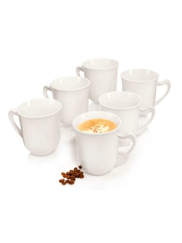 Sänger 6-tlg. Kaffeebecher Set Paris in Creme