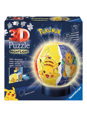 Ravensburger Konstruktionsspiel Puzzle 72 Teile Nachtlicht Pokémon 6-99 Jahre in bunt