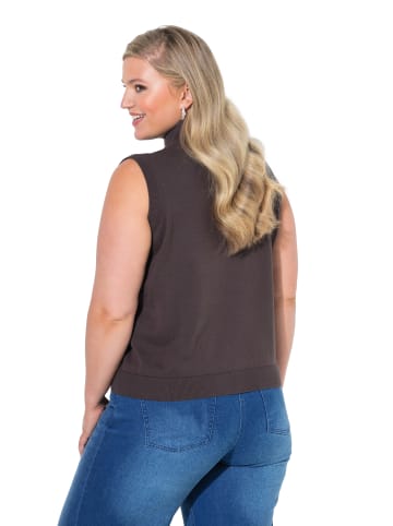 MIAMODA Pullover in mahagoni