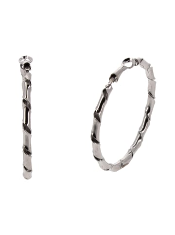 IZIA Women Hoop Earrings in Silver