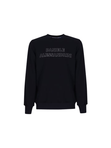 Daniele Alessandrini Sweatshirt DA1SS25F001 Blau