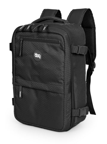 Hauptstadtkoffer BLNBAG M6 - Handgepäck Rucksack, Freigepäck 40x20x25 cm, 20 Liter in Schwarz