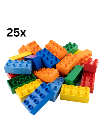 LEGO DUPLO® 2x4 Bausteine Bunt 3011 25x Teile - ab 18 Monaten in multicolored