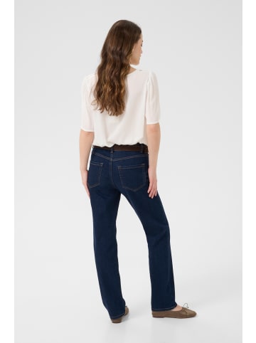 Kaffe Kurzarm-Bluse KAciara Regular fit in Chalk