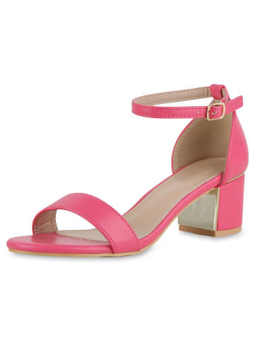 VAN HILL Klassische Sandaletten Aurora in Fuchsia