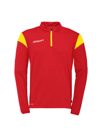 uhlsport  1/4 ZIP TOP Squad 27 in rot/limonengelb
