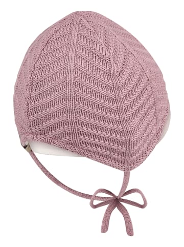 Sterntaler GOTS Strickmütze Struktur in lila