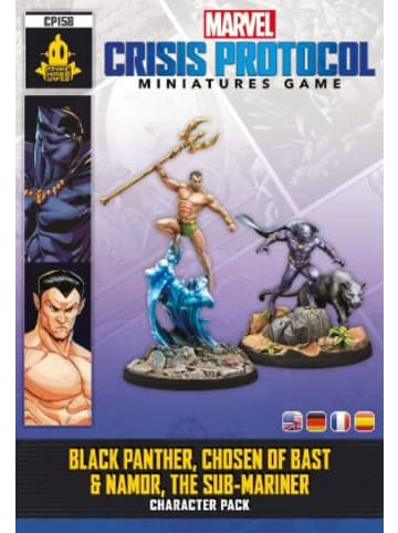 Asmodee Spiel - Marvel: Crisis Protocol - Black Panther, Chosen of Bast & Namor, th