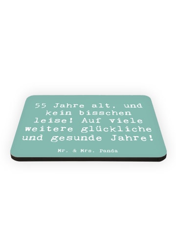 Mr. & Mrs. Panda Magnet Spruch 55. Geburtstag Energie mit Spruch in Meeresbrise