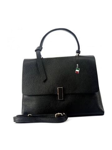Florence Leder Umhängetasche Florence Tasche schwarz ca. 31cm