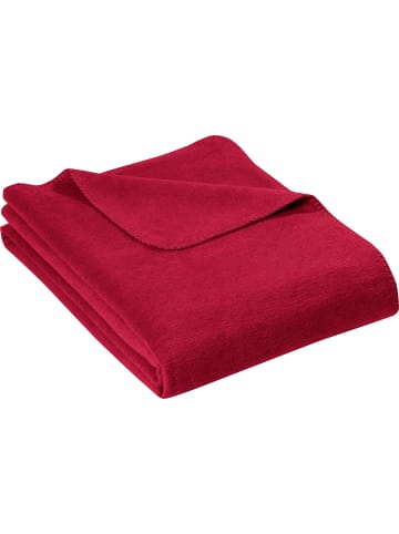 Erwin Müller Baumwolle Wohndecke in rot