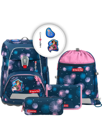 Step by Step FIT Schulranzen-Set Mermaid Delia 5-tlg. in blau