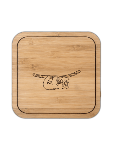 Mr. & Mrs. Panda Untersetzer Faultier Kind ohne Spruch in Transparent