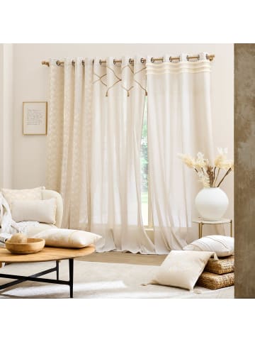 Douceur d’Intérieur Fenstervorhang in beige