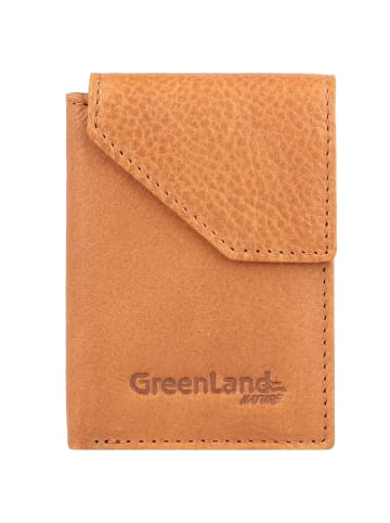 Greenland Nature Nature Geldbörse RFID Leder 7 cm in cognac